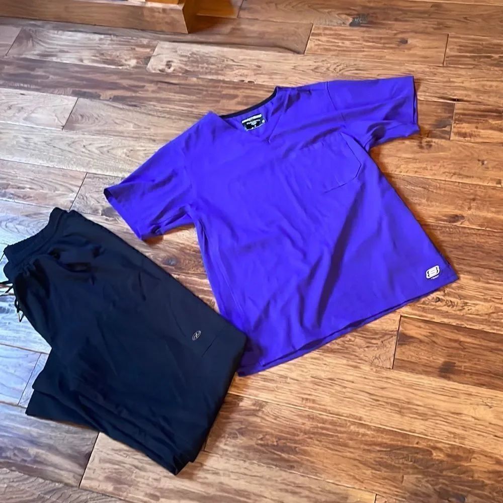 Sketchers and New York Laundry Scrubs